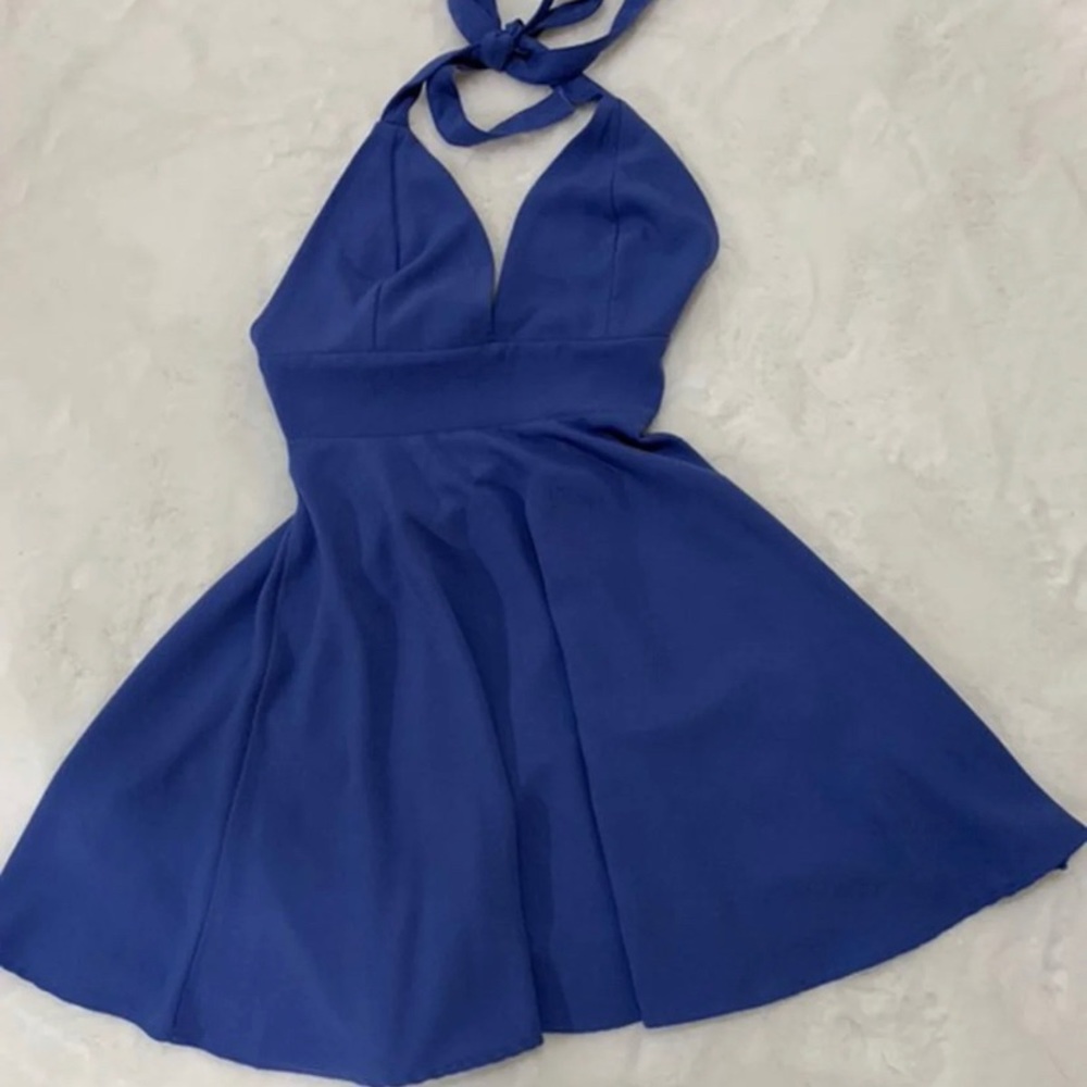 Blue dress